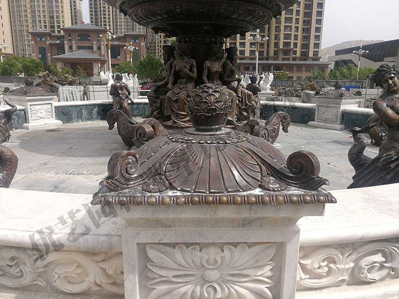 欧式铜喷泉